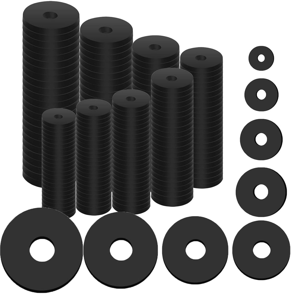 Rubberringen 160 Stuks - Diverse Diameters - Duurzaam Silicoon - Waterdicht en Slijtvast - ShopVlot
