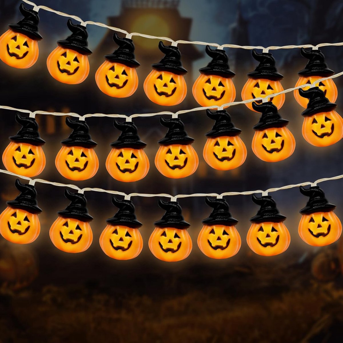 Halloween verlichting - 3 m - 20 LEDs - waterdichte pompoen-lampen - sfeervolle decoratie voor feest - ShopVlot