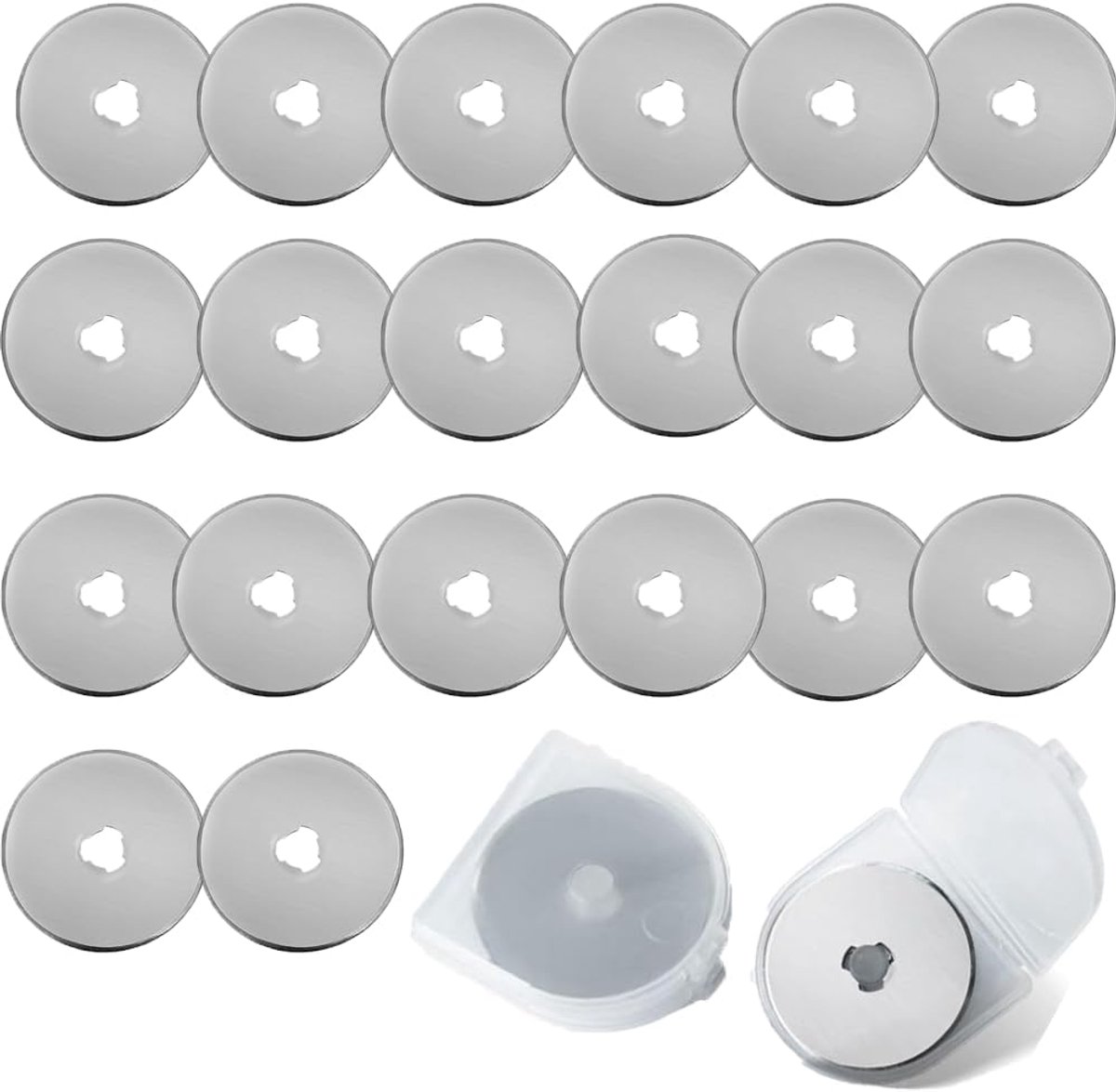 Rotary snijmes 45 mm - vervangende snijmessen - duurzaam en scherp - ideaal voor quilten en knutselen - ShopVlot