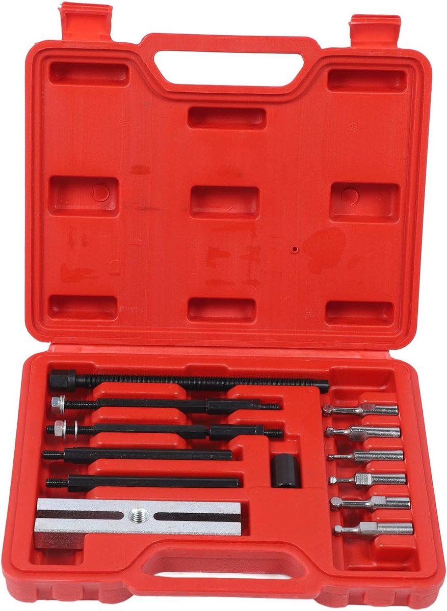 SnelShoppen - 13-delige Lager Trekker Kit, Metaal Lager Verwijder Tool Geschikt voor 6004-6010, 6201-6206 en 6300-6302, Lager Demontage Trekker, Auto