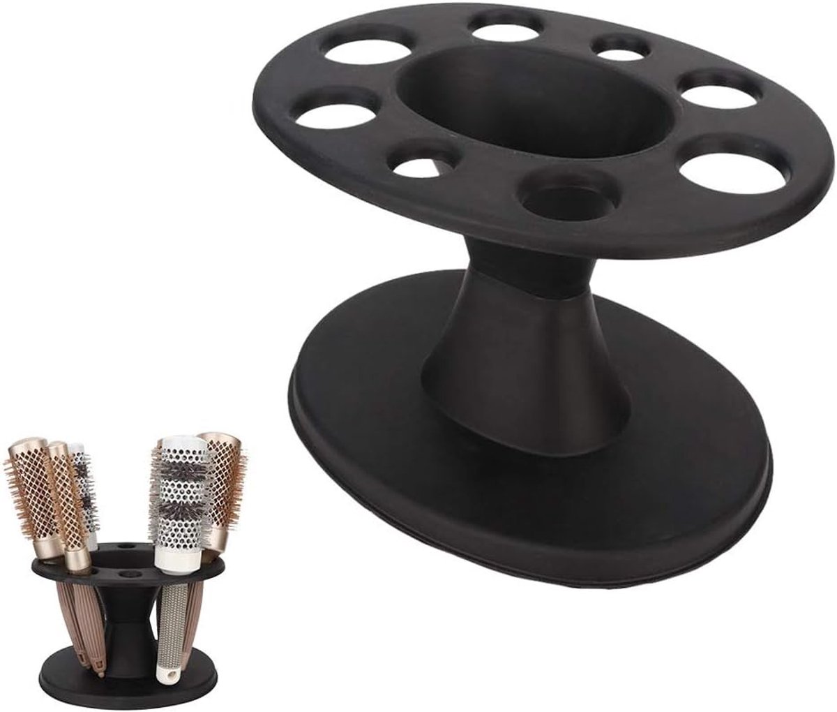 SnelShoppen - Plastic Ronde Haarborstel Kam Houder Display Rek, Haarborstel Houder, Kam Houder, Haarborstel Plank, Haar Styling Borstel Stand Plank Ac