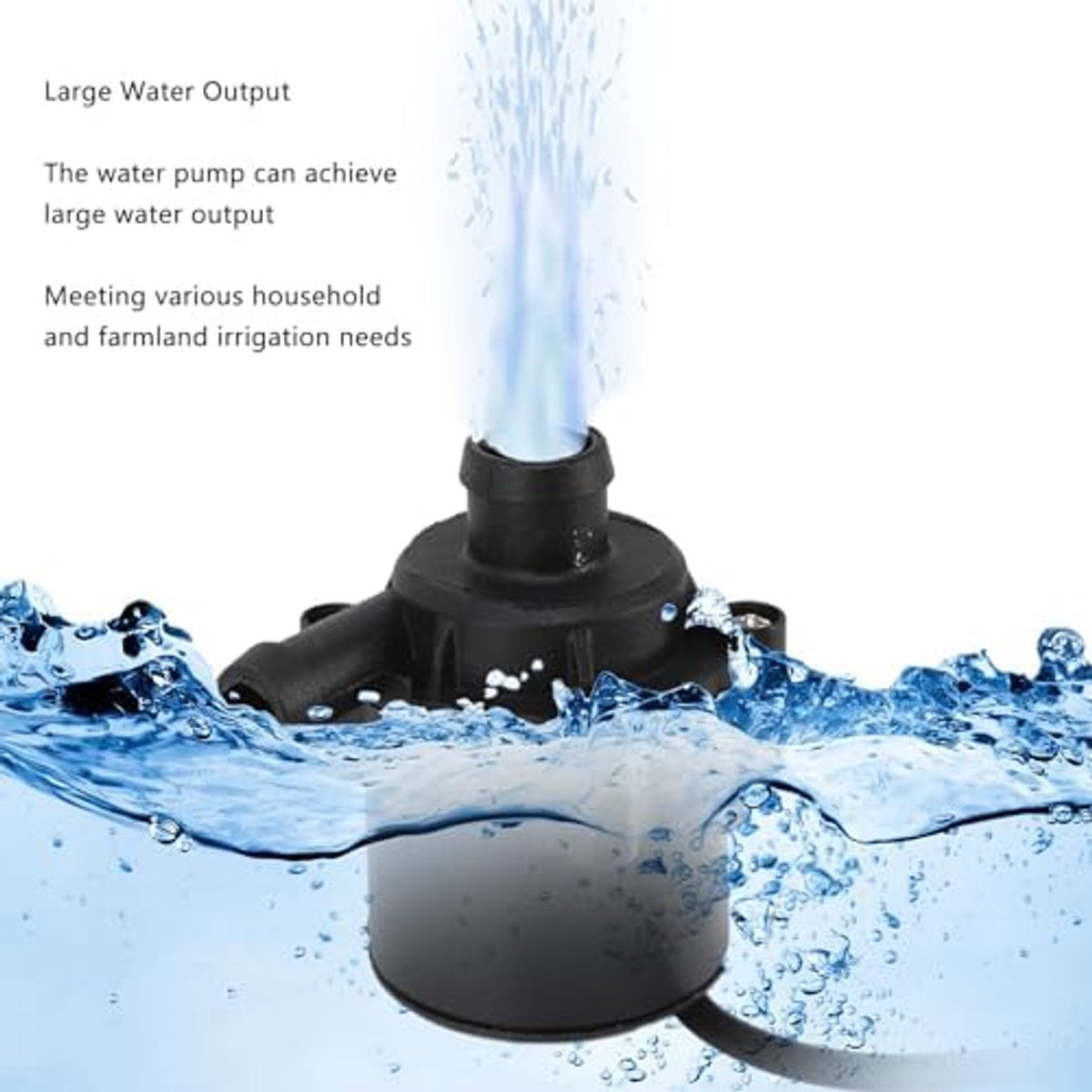 SnelShoppen - Solar Panel Water Fountain Pomp 50W - Zonnepaneel Waterpomp Set voor Tuin, Vogelbad en Vijver met Schakelaar voor 24 Uur Gebruik