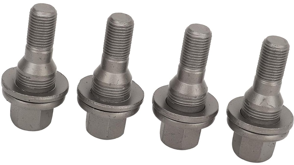 SnelShoppen - 4 Stuks 17mm Zeskant Wielbouten Vervangende Bouten Voor Auto's 206 207 208 308 407 1007 - Veilig en Betrouwbaar