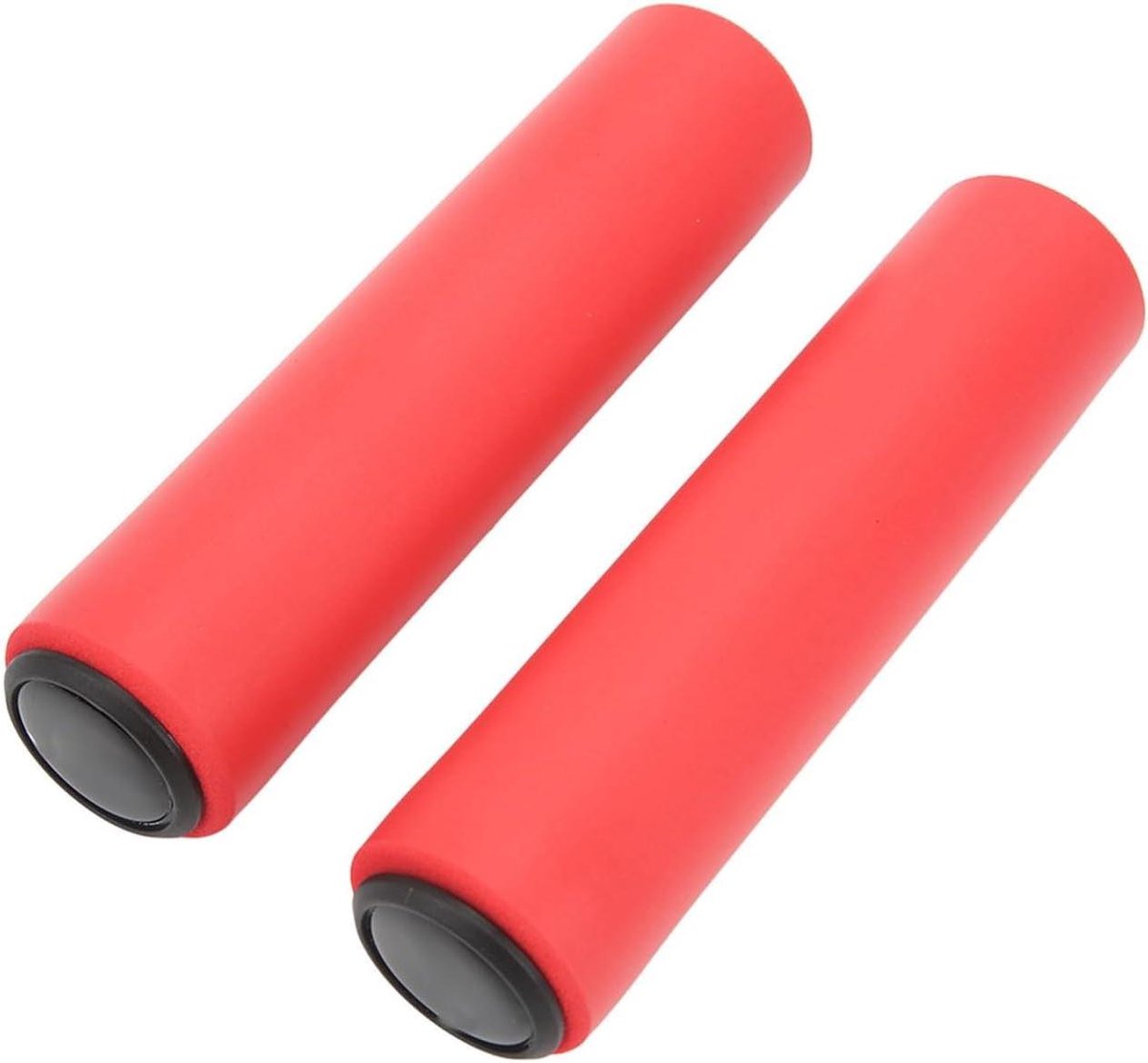 Mountainbike Handvatten - Fietsgrepen Stuurgrepen - Comfortabel Fietsen - Schokabsorberend Siliconen - 2 stuks - Rood