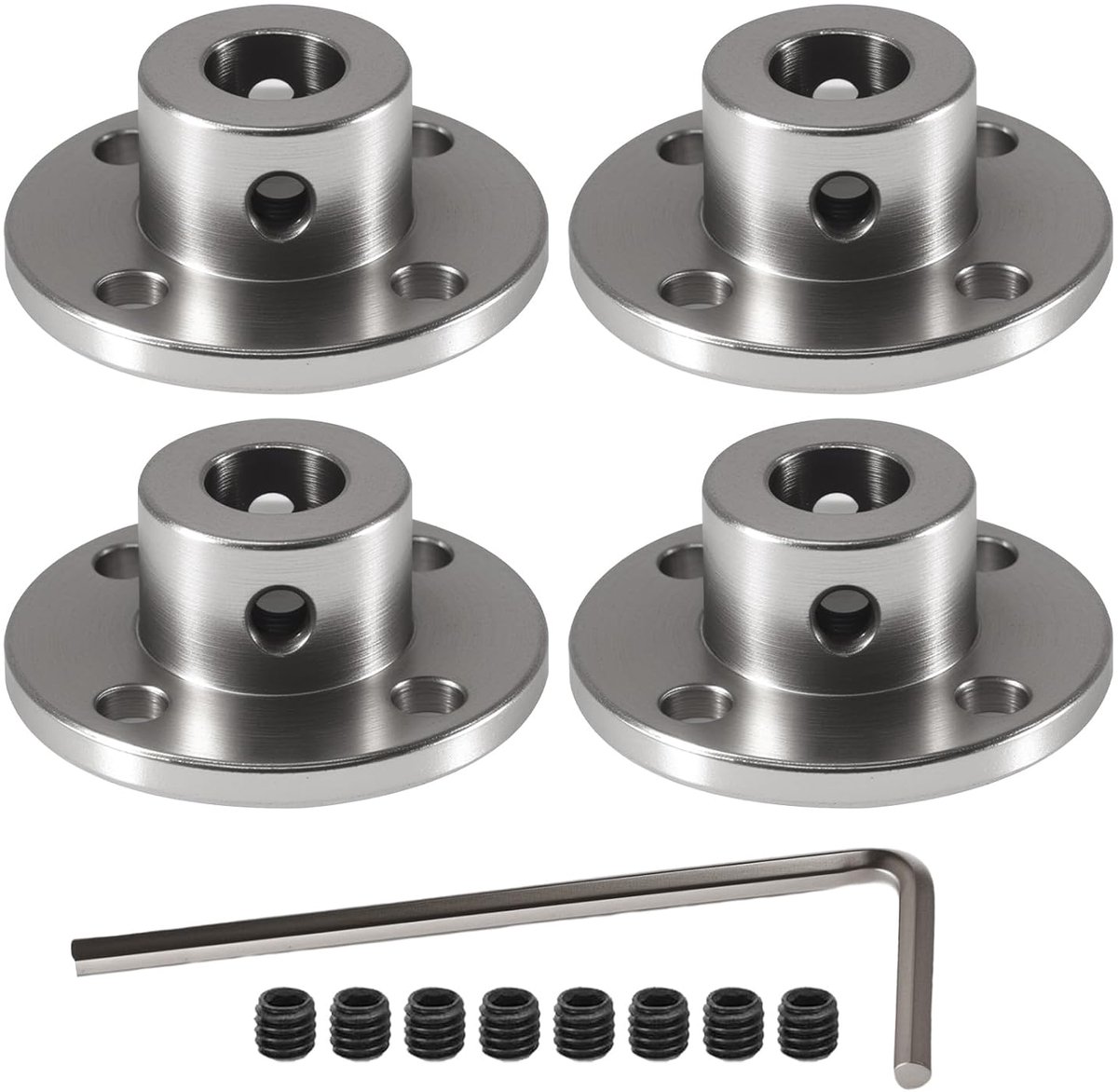 4pcs 6mm flange coupling motor guide shaft coupling motor plug 6mm inner diameter - ShopVlot