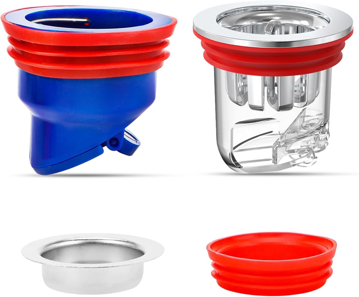 Afvoerputje douche 33-52 mm - geurstopper - lekpreventie - ideaal voor badkamer en kelder - SnelShoppen