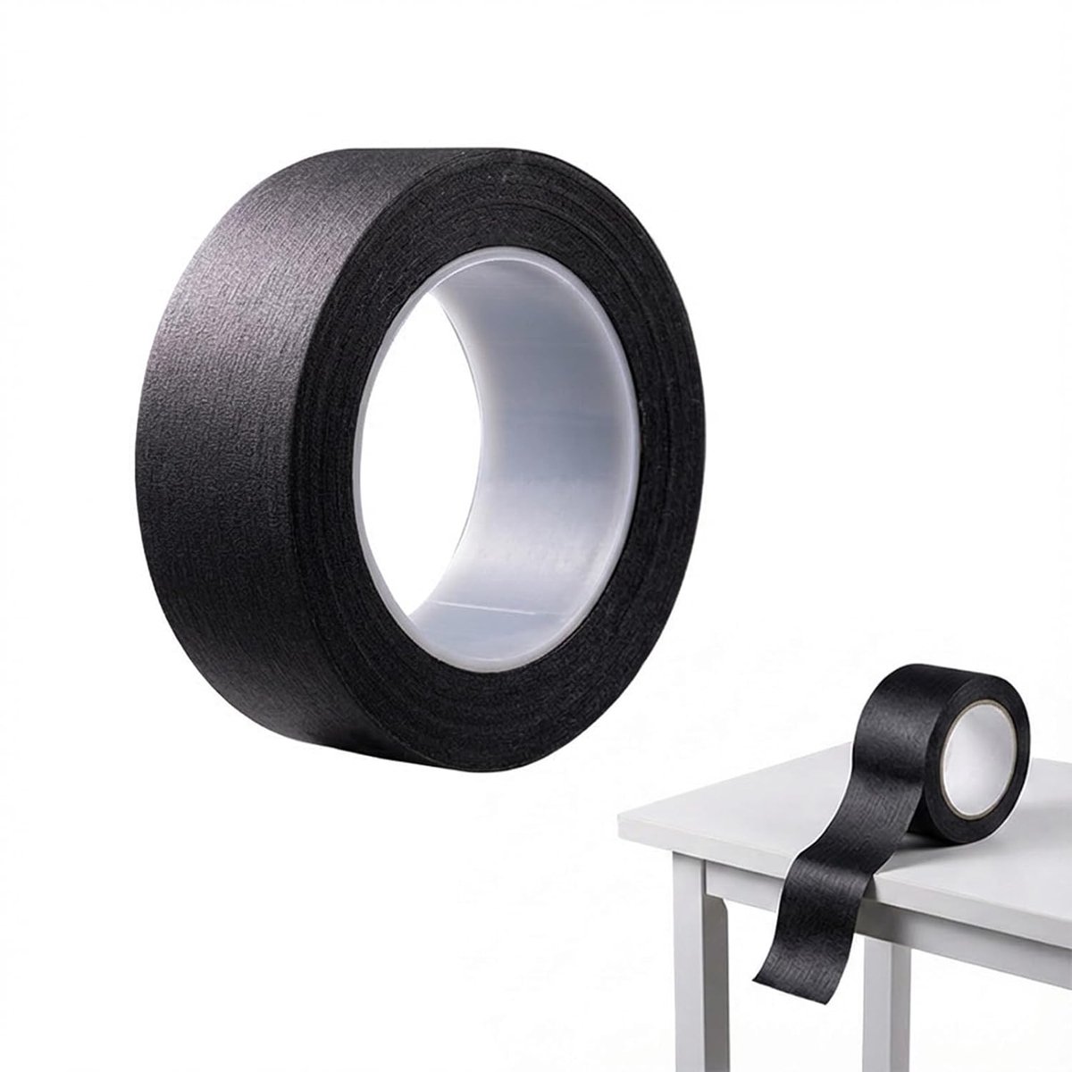 Zwart plakband 50 m - waterdicht - UV-bestendig - ideaal voor lichte tot gemiddelde belasting - SnelShoppen