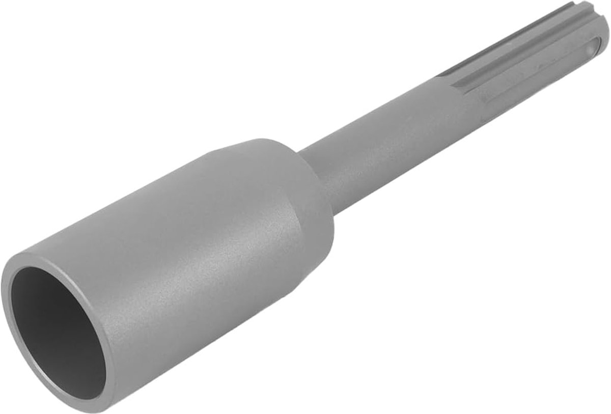 SnelShoppen - Grondspijkerschroevendraaier, T-paalschroevendraaier, diepe grond, aardingspen, stalen hekpaal 30 mm, compatibel met elektrische boorham