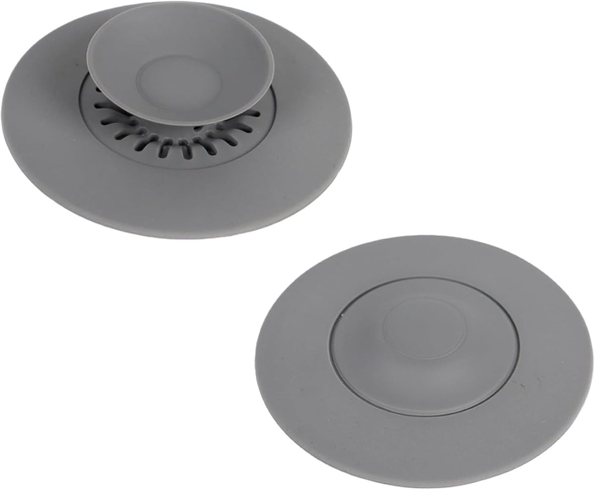 Afvoerstop 11 cm - Universeel silicone - Flexibel met zeeffunctie - Ideaal voor keuken en badkuip - ShopVlot
