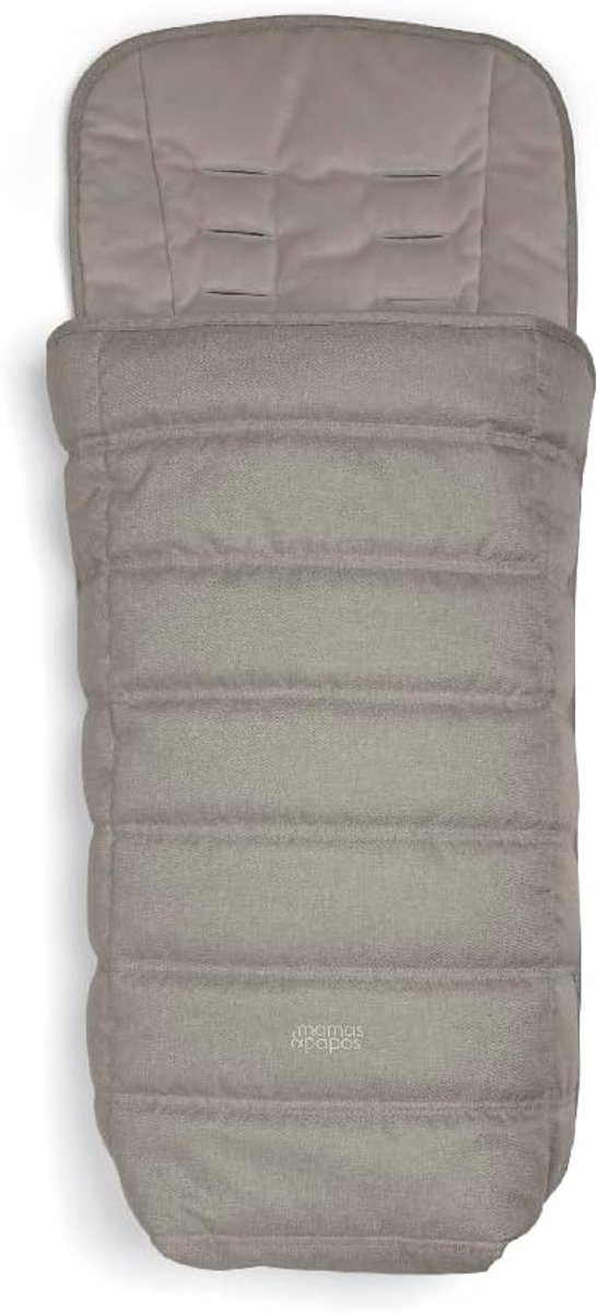 SnelShoppen - Voetenzak voor Kinderwagen - Muts en Voetenzak voor Baby - Waterdicht met Zachte Fleece Voering - Meerdere Posities - Reed Bruin