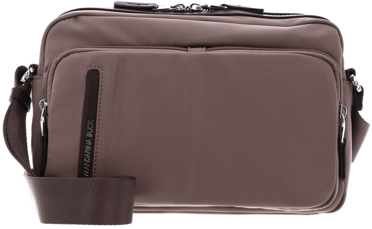 MANDARINA DUCK schoudertas Hunter Reporter Bag Beaver Taupe