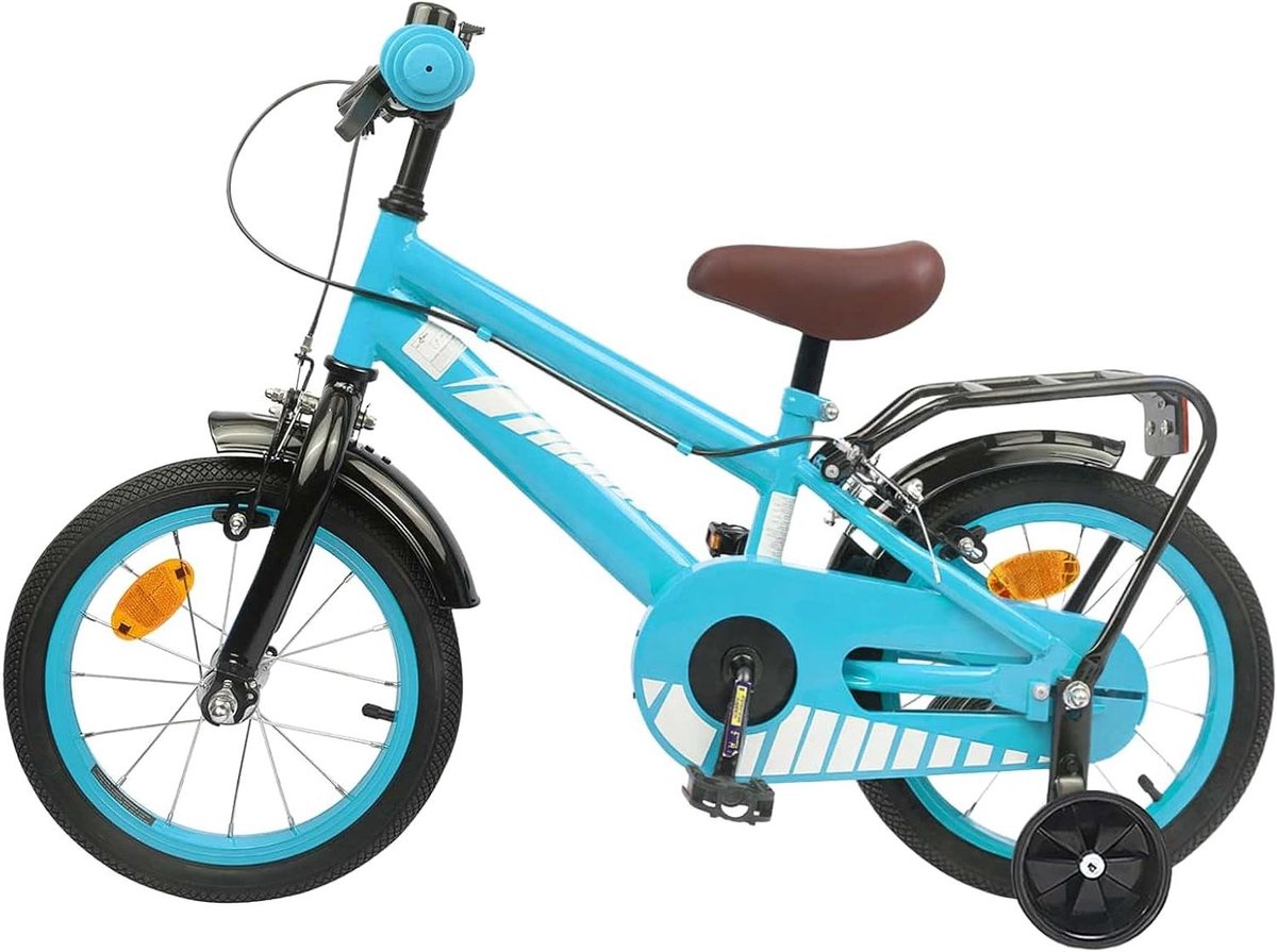 Kinderfiets Loopfiets Peuter Buiten Spelen Klassiek Ontwerp 12 inch Lichtblauw