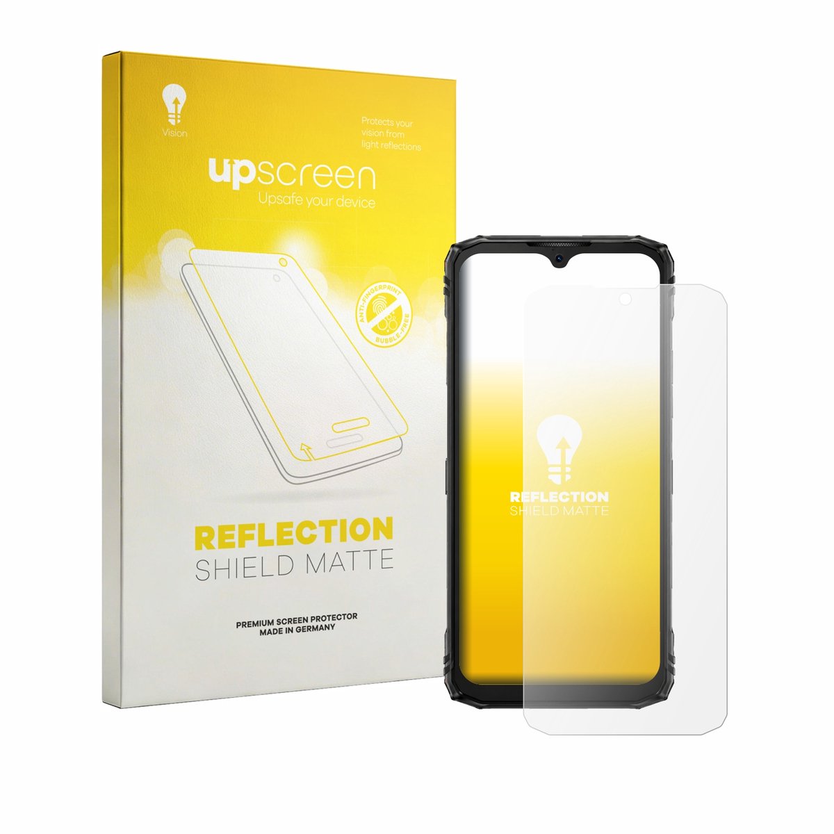 upscreen - Screenprotector voor Doogee Blade 10 Pro Energy - Folie Beschermfolie anti glare matte