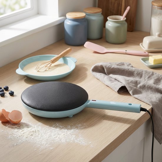 Giles & Posner Handheld Pannenkoekenmaker - 20 cm - Blauw — afbeelding 5