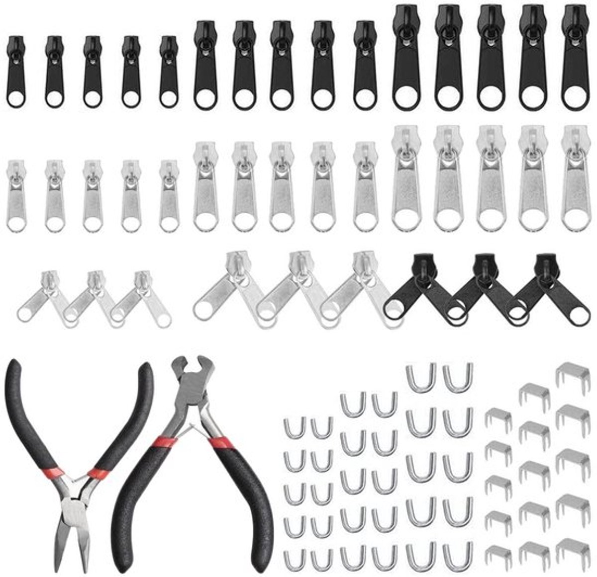 MTTProducts - Kit voor repareerbaar zip - Replacement.Zipper.Kit