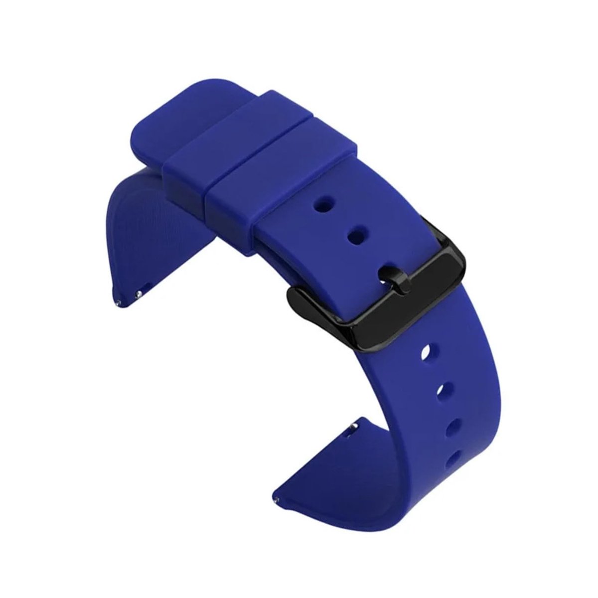 Dailygoods- Horlogeband Zachte Siliconenrubber - Waterdichte Armband - Quick Release - 14/16/18/19/20/21/22/24mm - Inclusief Pinnen - Dikte 3mm - Horlogearmband