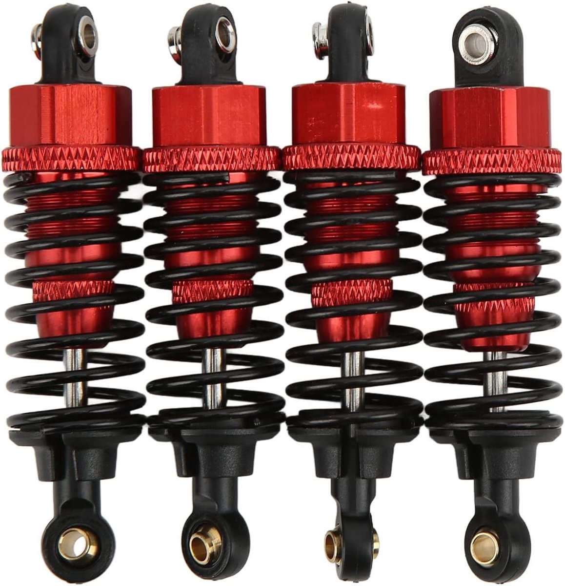Schokdemper voor RC Auto, Aluminium Legering Veer Dempers Geschikt voor TT‑01, TT‑02, TA05 en Meer Modelauto's