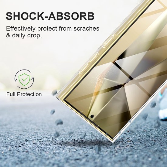 Duurzame Transparante Hoes met Schermbeschermer voor Samsung Galaxy S26 Ultra, 360 Graden Bescherming, Schokbestendig en Krasbestendig Ontwerp — afbeelding 5