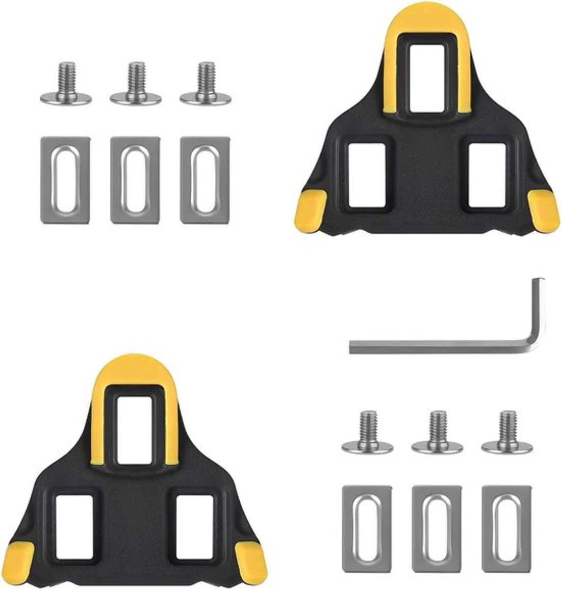 1 paar antislip fietsschoen cleats voor SPD pedalen - racefiets en MTB gebruik
