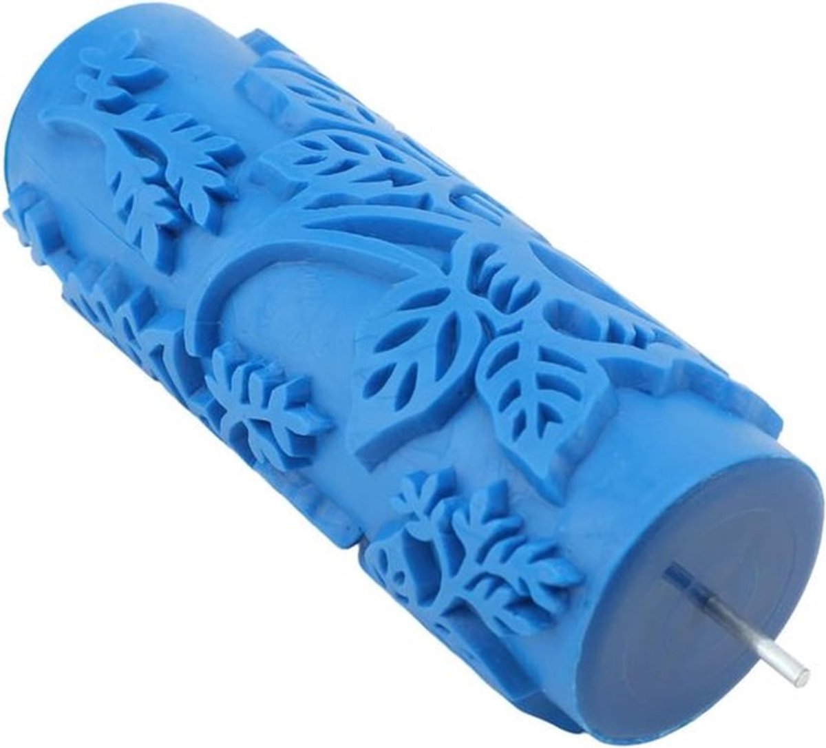 Rubberen verfroller met blauwe kleur voor muurdecoratie, meubels en quilts - artistieke textuurroller voor creatief schilderen - duurzaam en veelzijdig (099Y)