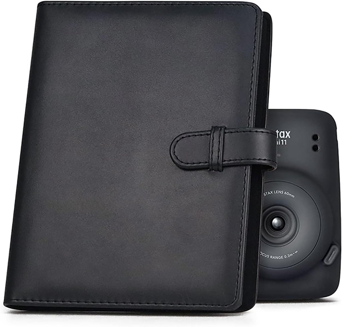Mini Fotoalbum met 128 Pockets van PU Leer voor Fujifilm Instax Mini en Polaroid Camera's - Kleurvol en Glanzend Fotoalbum voor Instant Foto's