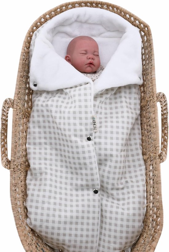 Baby voetenzak - Kinderwagen zak - Warmte bieden - Hypoallergeen materiaal - 10 x 25 x 50 cm - Spike — afbeelding 4