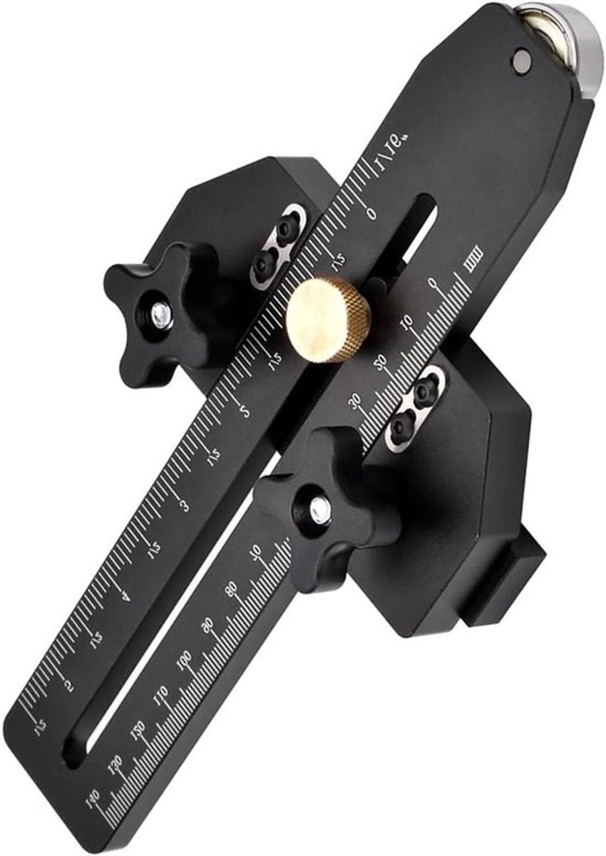 Aluminium Geleide Jig voor Tafelzaag, Ideaal voor Herhaalde Smalle Snedes met Accessoires voor Precisie en Efficiëntie