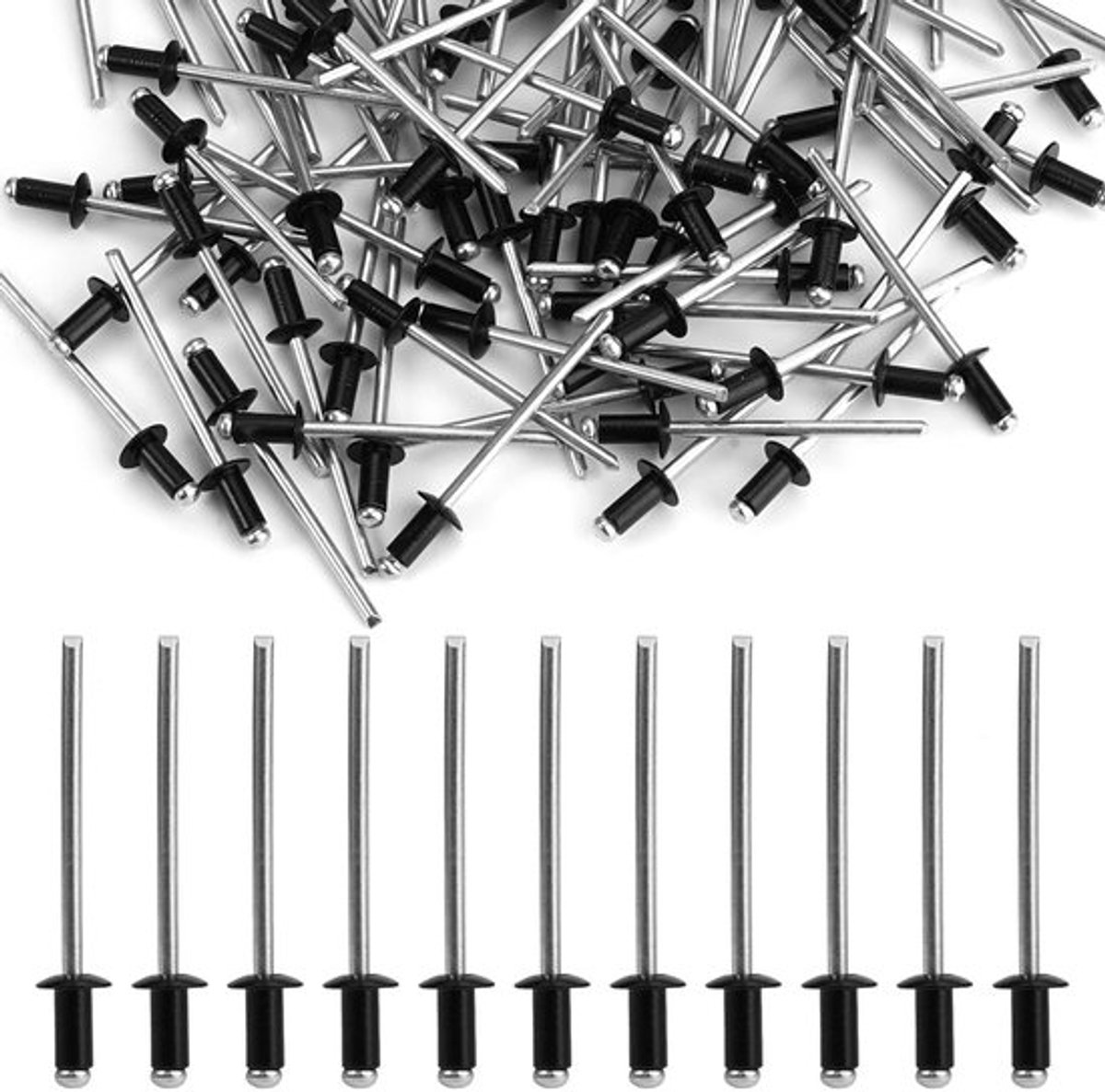 Blindklinknagels 100 stuks - Aluminium 3,2 x 6 mm