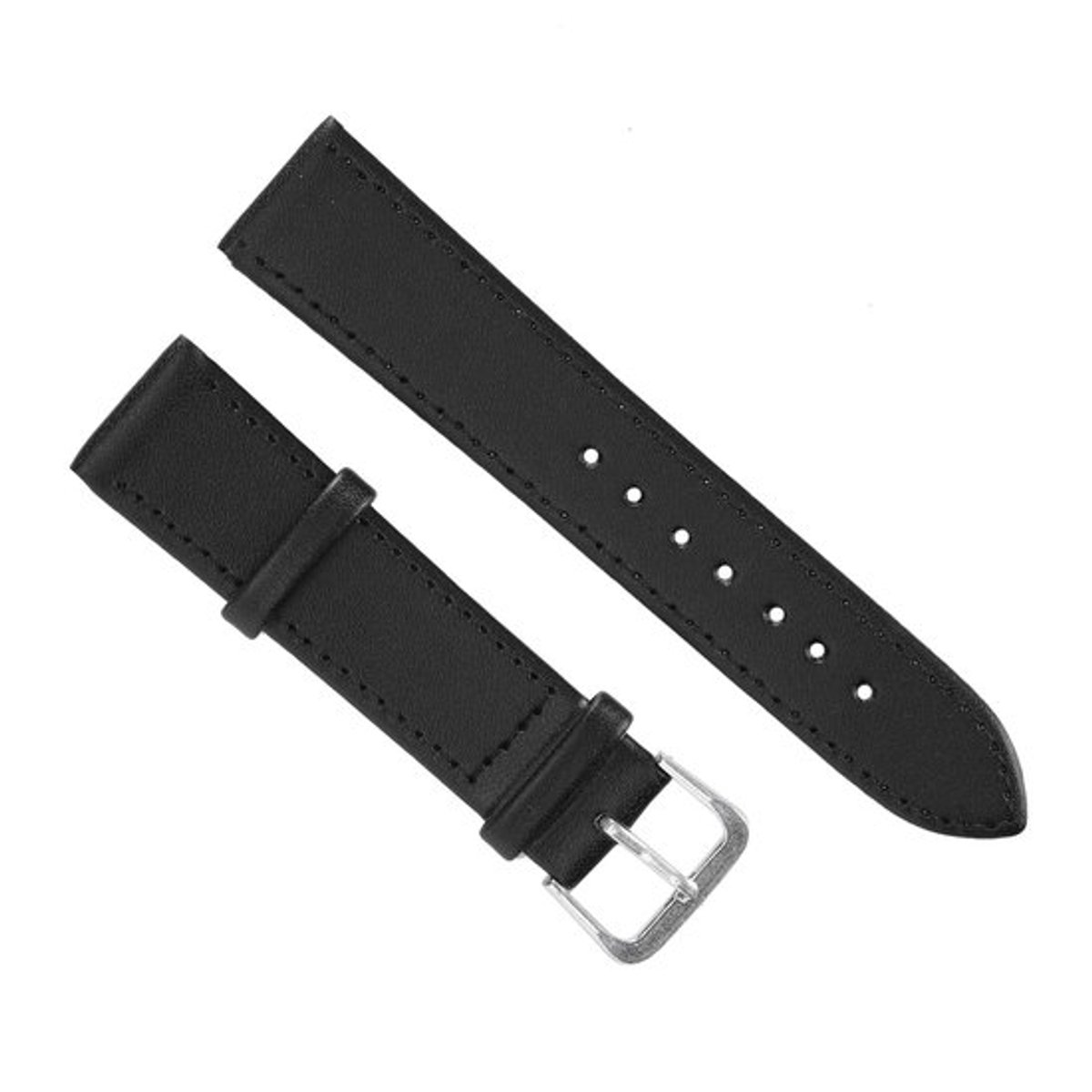 Horlogebandje Universeel Vervangend - PU-leer - Horlogebandje 20mm - Horlogeband voor Heren/Dames - Horlogeband Inkorter - Geschikt voor Diverse Horloges