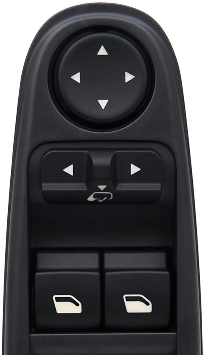 Knopsluiting voor raamregelaar geschikt voor Citroën C4 Grand Picasso - 6554.YH 96639383ZD - Raamschakelaar voorzijde links, auto-onderdelen, vervangingsonderdelen