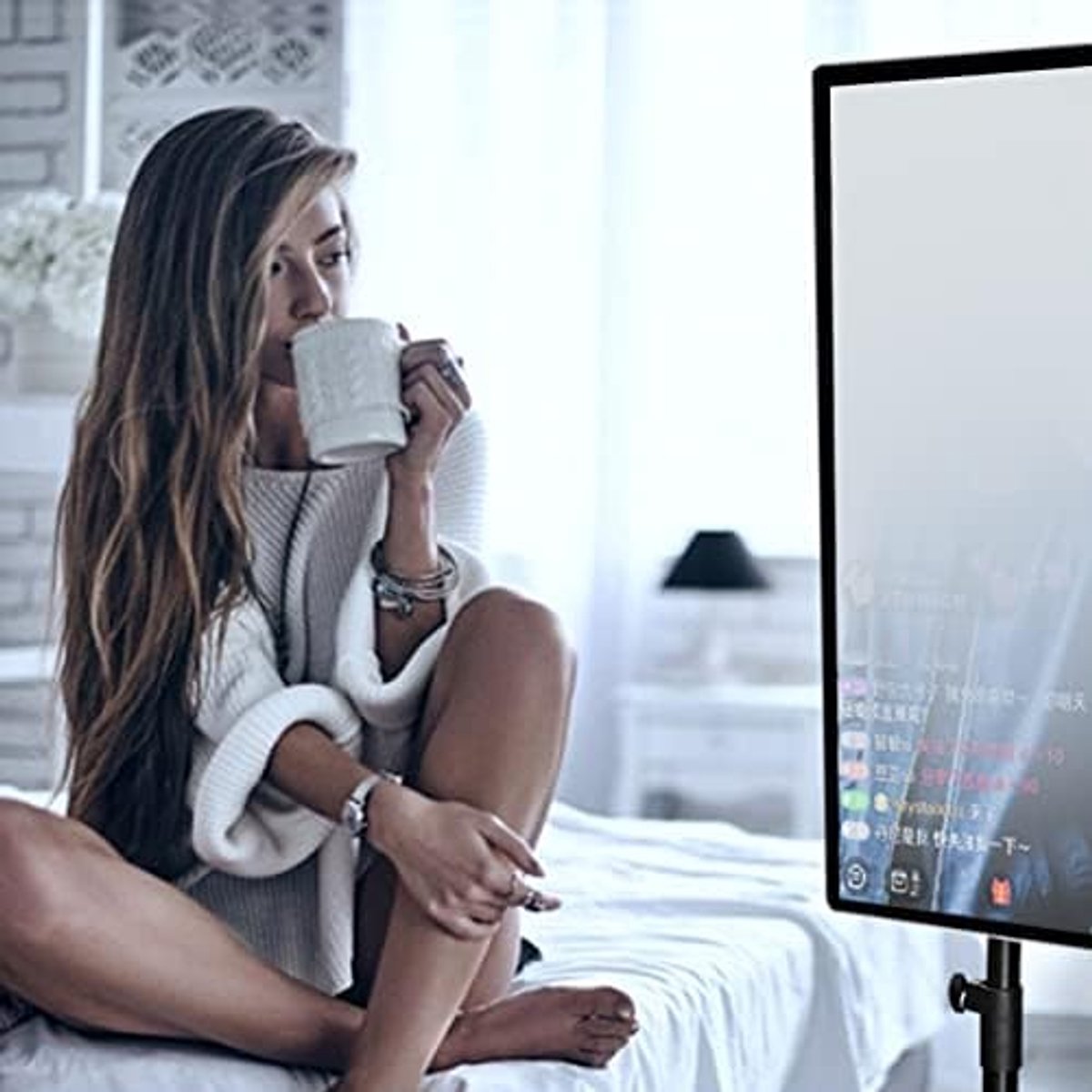 SnelShoppen - Dongle voor Draadloze Schermweergave, WiFi 1080P, Schermdeling voor Mobiele Telefoon en Televisie, 5G Dual Band, Draadloze Beamer voor F