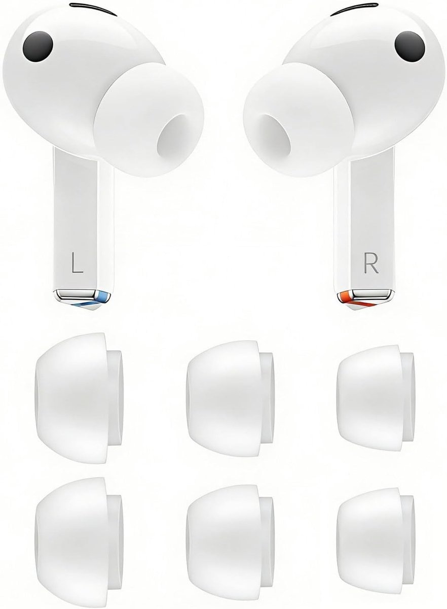 Comfortabele Memory Foam Oordopjes voor Samsung Galaxy Buds3 Pro - 3 Paar S/M/L | Geluiddemping en Vervangingsaccessoires