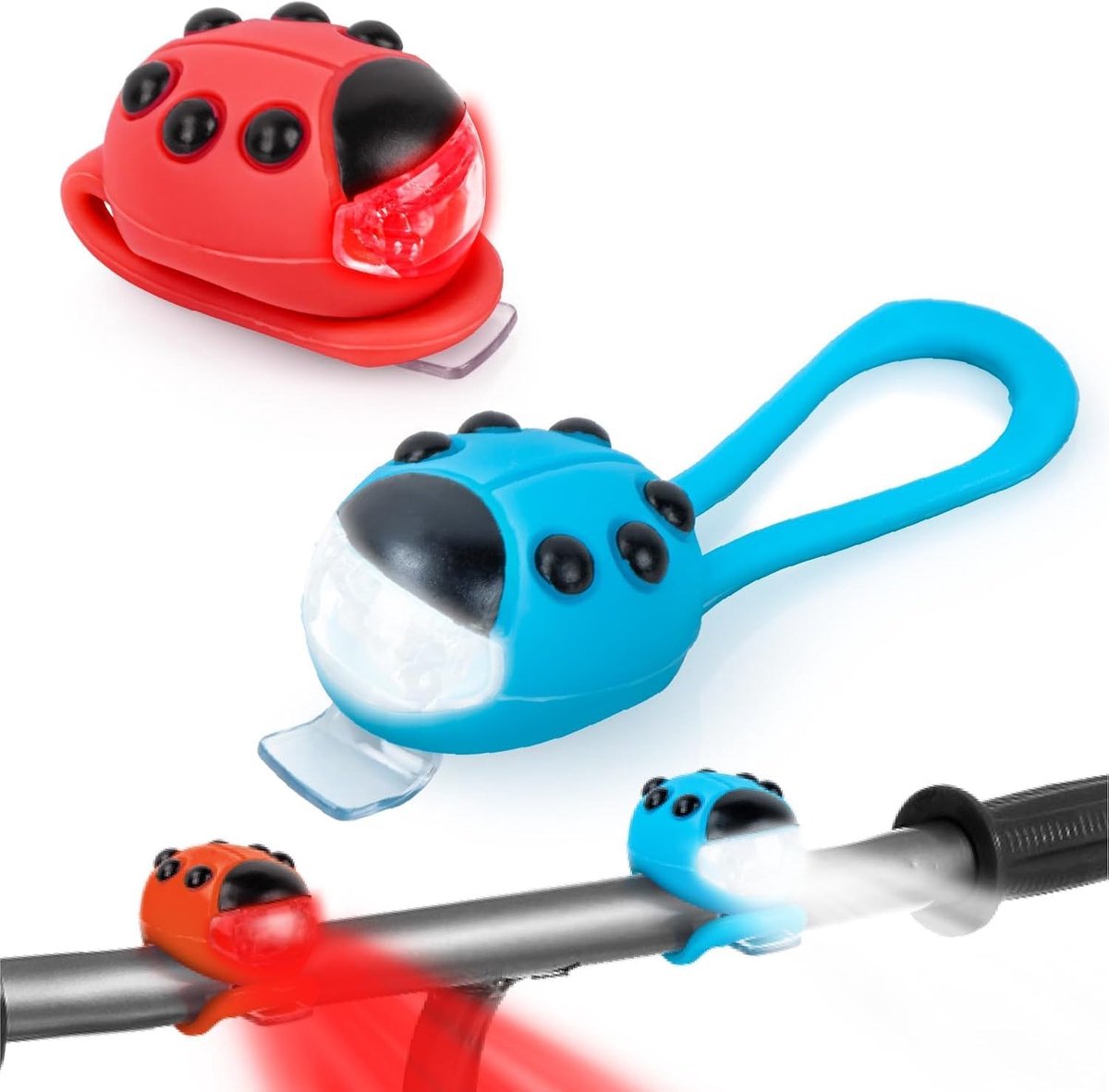 2 pieces children's scooter light, LED light for backpacks provides extra safety for children with 3 light modes. - ShopVlot
