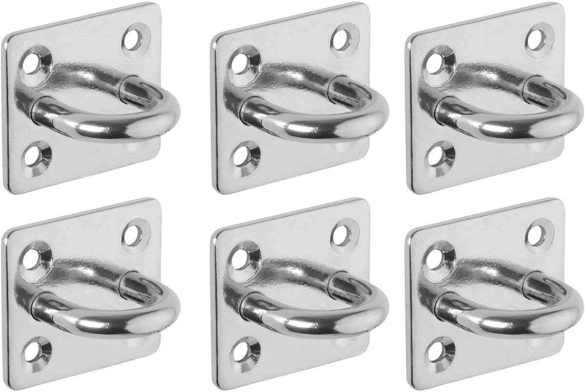 6 x sjorogen 40x35 V4A roestvrij staal SS316