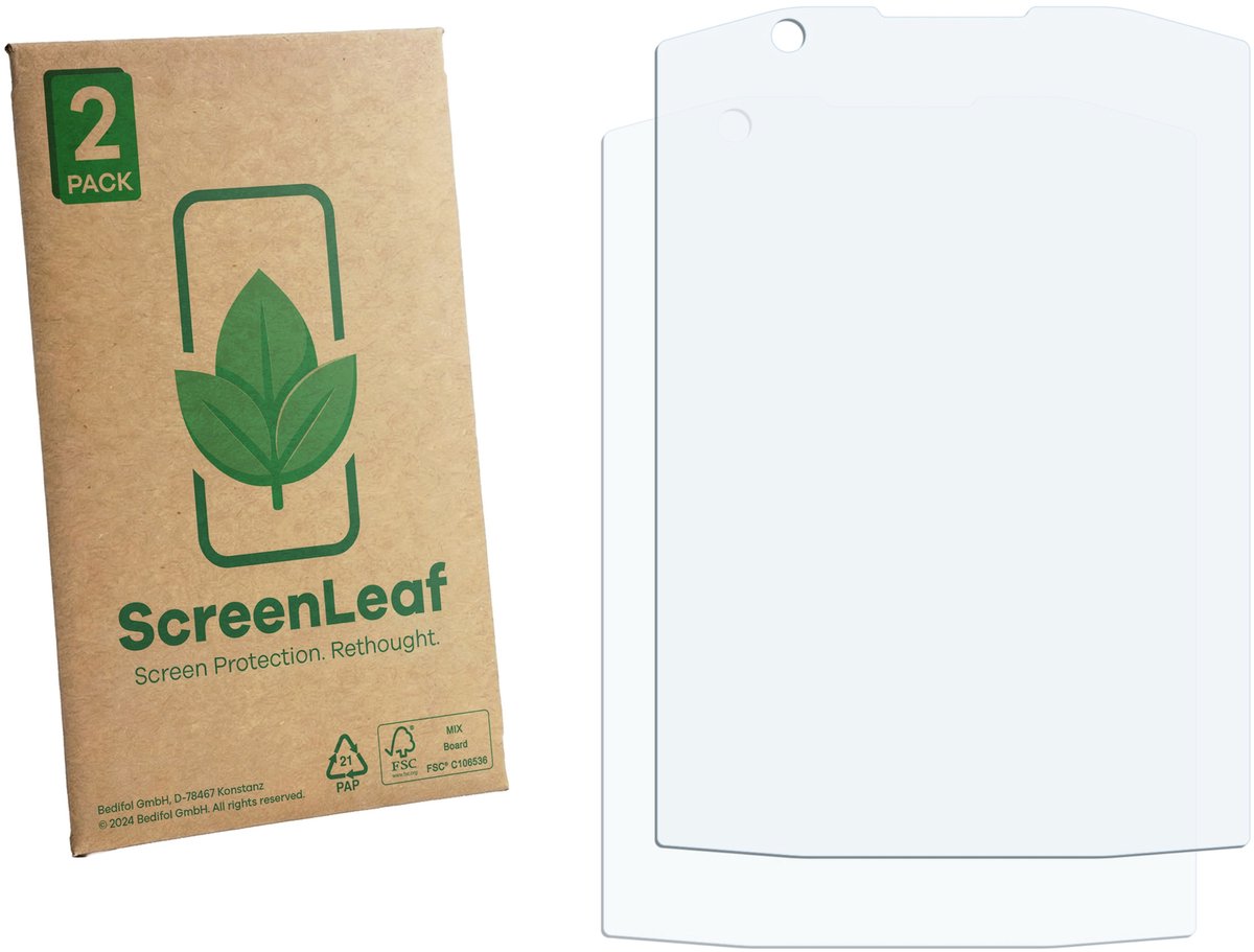 2 Stuks Screenprotector voor Ulefone Armor Mini 5 - Hoogwaardige Beschermfolie transparant