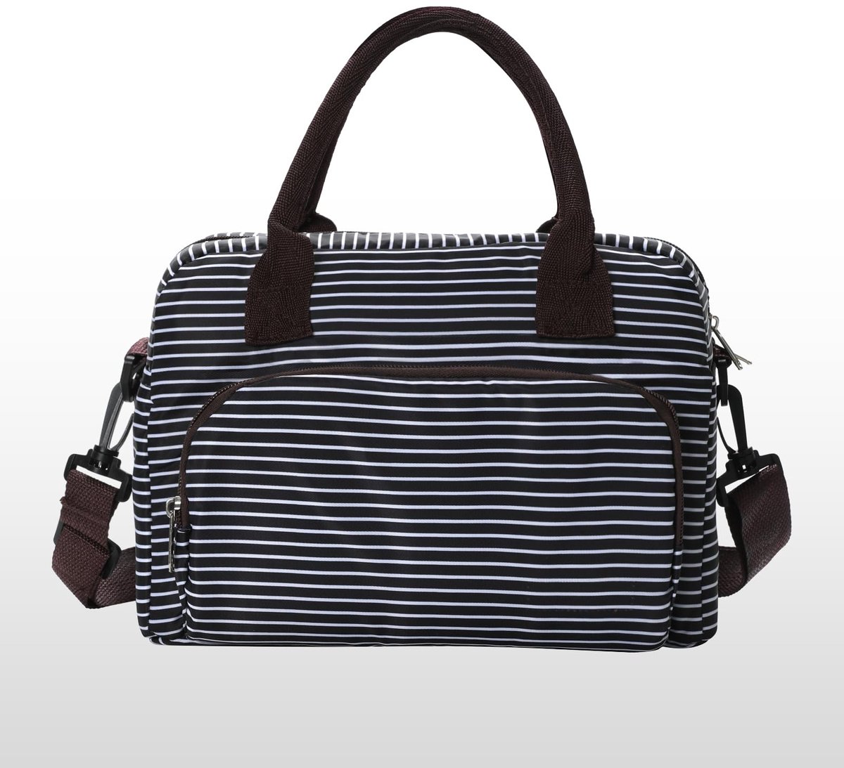 SnelShoppen - Kleine koeltas voor dames en heren, 12 liter, geïsoleerde lunchtas met verstelbare schouderbanden, opvouwbare mini-koeltas voor werk, pi