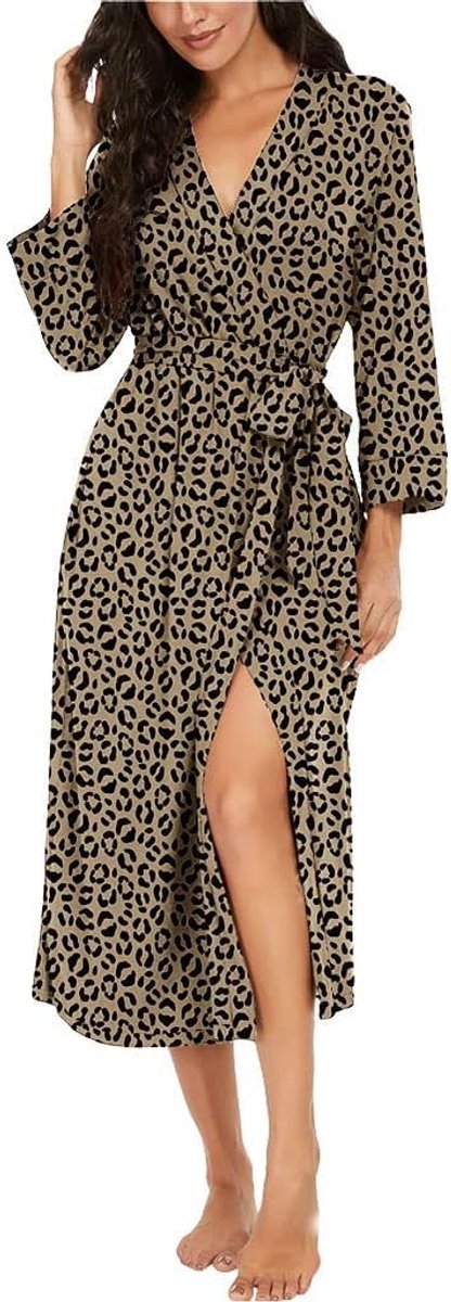 lange of korte badjas voor vrouwen, gebreide kimono gewaden, zachte badjassen, informele damesloungekleding