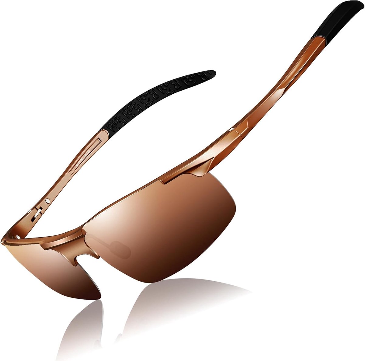 Heren Gepolariseerd Running Wrap Around Golf Driving Sports Cycling UV-bescherming Designer Shades voor vissen Hiking