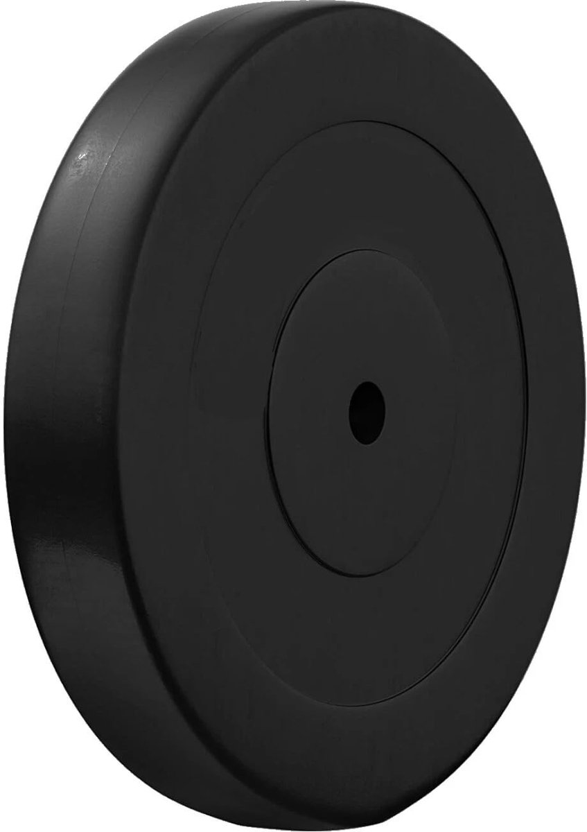 N°1 Rubberen Gietijzeren Schijf Van 2,5 Tot 20 Kg, Gatdiameter 30 Mm Voor Halters Of Barbells, Gewichtsschijven Voor Thuisgym (2,5)