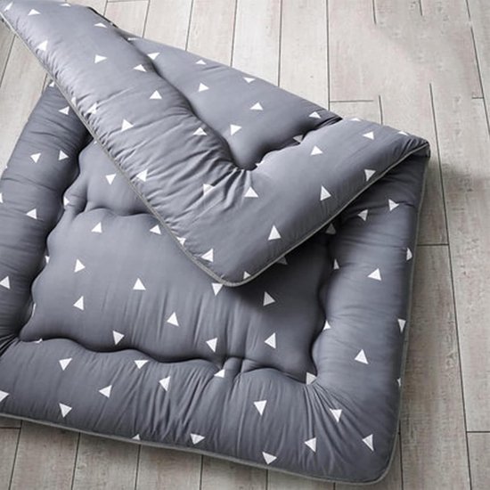 Japanse Futon Matras - Vloermatras Opvouwbaar - Comfortabel Slapen - Gelijkmatige Vulling - 135x200cm - Stijl 1 — afbeelding 2