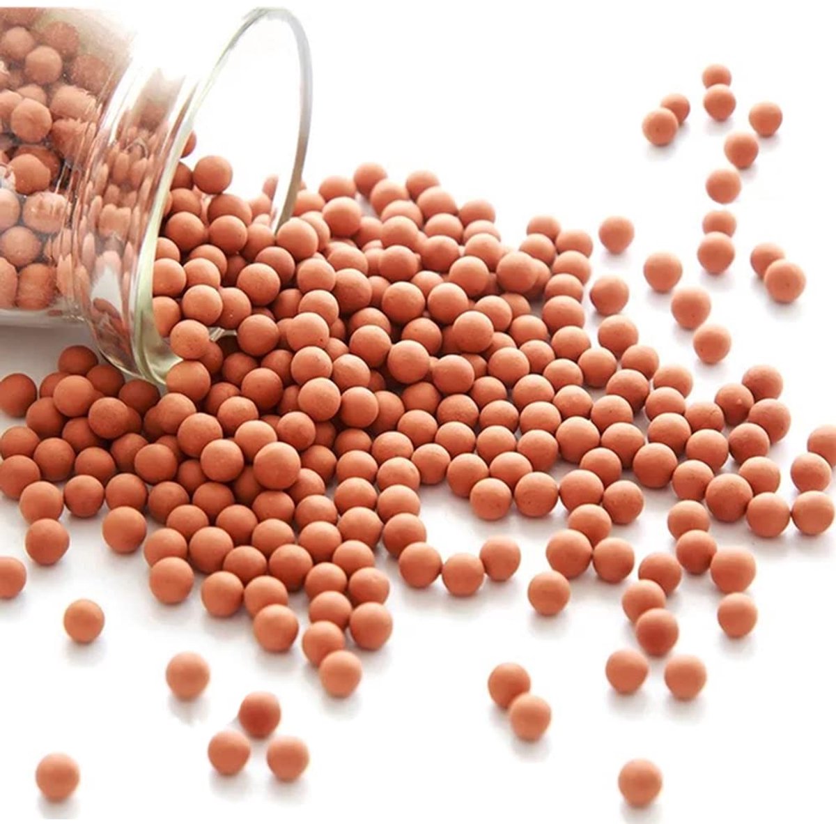 Kleikorrels Klei Ballen voor Planten 6 mm-8 mm Mini Hydrocultuur Keramische Bal Tuinbouw Grade Succulente Grond, voor Plantenpotten Vaas Vulstoffen Hydrocultuur Groeien, Bruin