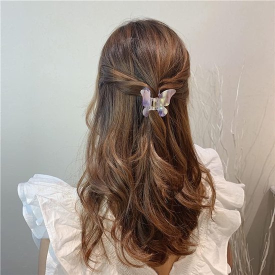 Haarklauwen, glitter, schelp, marmer, luipaard, haarvanger, kaakklem, haarstylingaccessoires, haaraccessoires voor dames en meisjes, groen #1 — afbeelding 2
