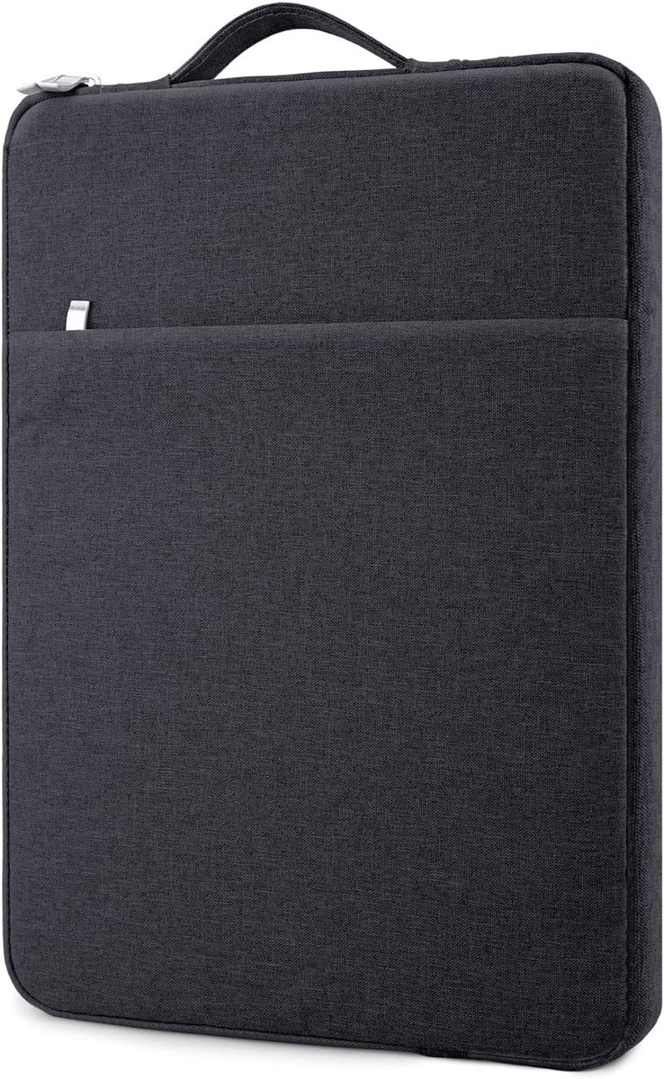 13 inch laptophoes beschermhoes, waterdichte notebooktas voor 13 inch MacBook Air M3 M2 M1 A2681 A2337 A2179 (2018-2024)/MacBook Pro 13 M2 M1 A2338 A2289(2016-2022), zwart