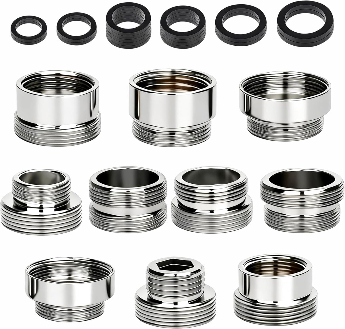 30 stuks beluchter adapter voor kranen, beluchter kraan, adapter, beluchter kraan, adapter, irrigatieslangadapter, keukenkranen, adapter voor vaatwasser