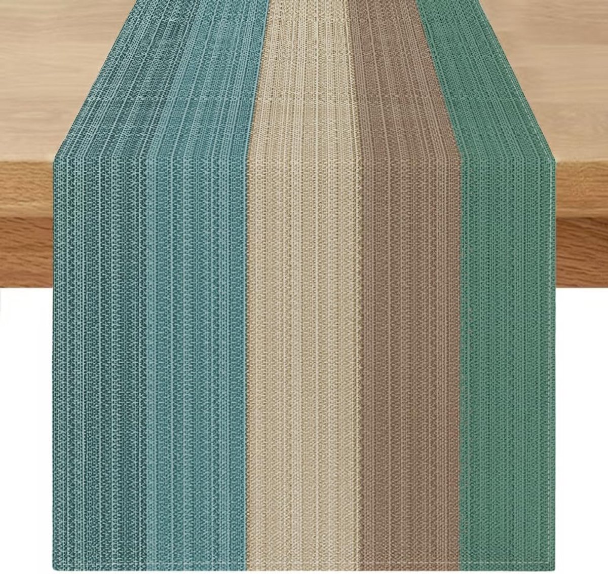 Tafelloper lente, modern, 40 x 240 cm, outdoor, vintage tuintafel, tafelloper, groen, afwasbaar, linnenlook, blauw, bruin, woonkamer, tafelmatten voor eetkamer, party, vakantie, decoratie, zomer