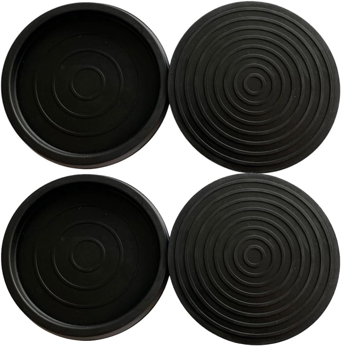 4 stuks 6,4 cm rubberen voetjes voor stoelen van siliconen voor meubelpoten, ronde viltdoppen voor stoelen, stoeldoppen, voor meubels, krukken, tafels en banken