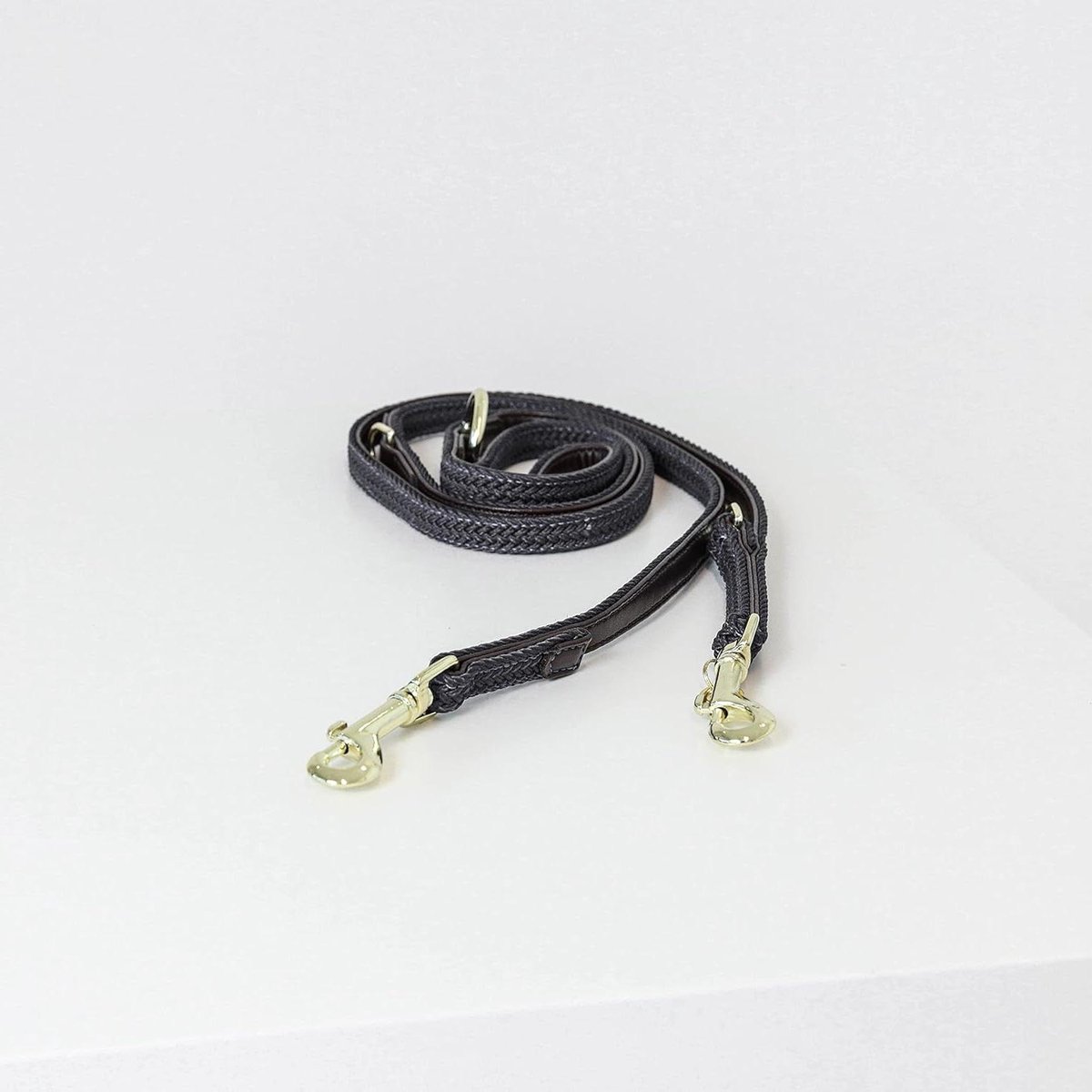 Hondenlijn Gevlochten - Hondenriem Nylon - Veilig Uitlaten - Slijtvast Materiaal - 200 cm - Grijs