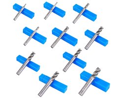 SnelShoppen - Afunta 4-vouw boor set van 10-0,2-1,2 cm - HSS CNC rechte schacht boorset voor boormachine - Gereedschapsset voor hout, aluminium, staal