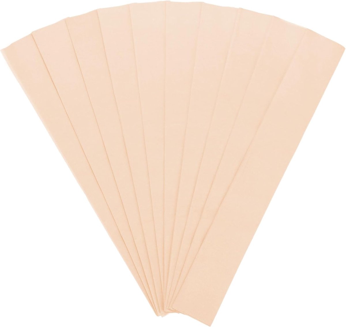 Crêpepapier, 100 x 50 cm zacht breed crêpepapier streamer vel, decoratieve ambachtelijke streamer voor doe-het-zelf ambacht/bloemen maken/decoratie [naaktkleur]