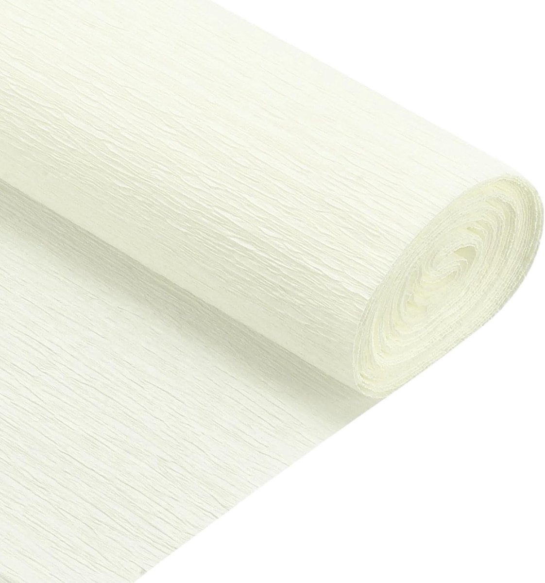 Crêpepapier, 50 cm lang en 50 cm breed, voor verschillende grote feestdecoraties om op te hangen, knutselaccessoires, beige